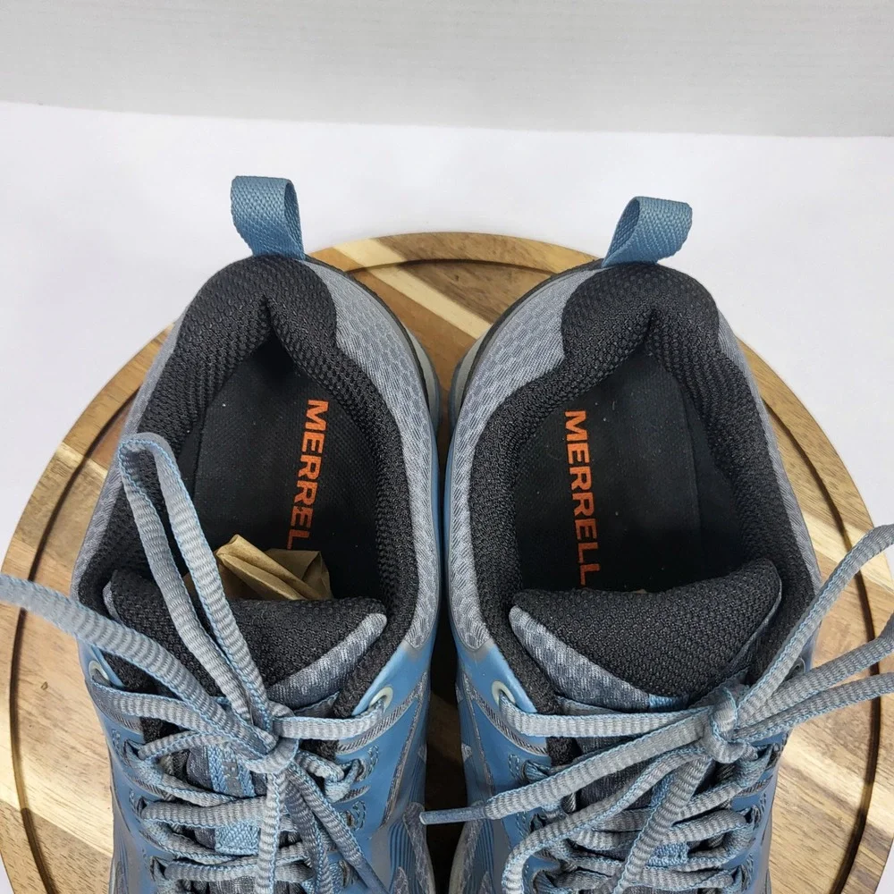 Merrell Women's Siren Edge 3 Waterproof Hiking‎ Shoes Blue Grey J034446 Size 7.5